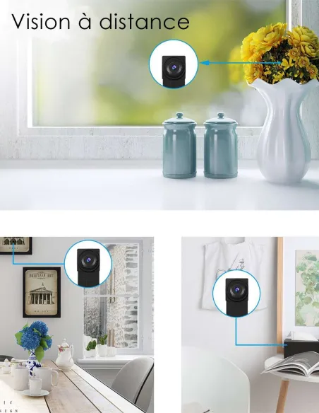 Module DIY camera wifi HD a distance - dissimulee dans des objets