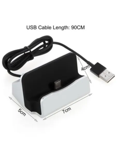 Dock telephone chargeur type c - camera/micro GSM - dimensions