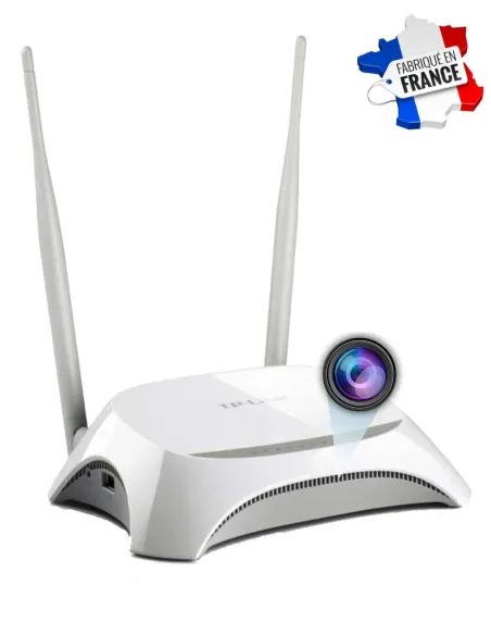Routeur tp-link camera espion wifi HD a distance - fabrique en France
