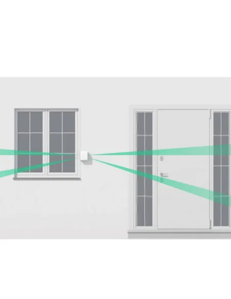 Détecteur de mouvement rideau d'extérieur bidirectionnel - Surveillance maison