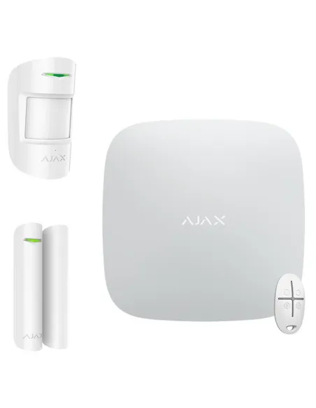 Pack Alarme sans fil HUB - Blanc