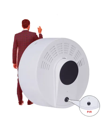 Détecteur de fumée caméra wifi avec détection d'humain
