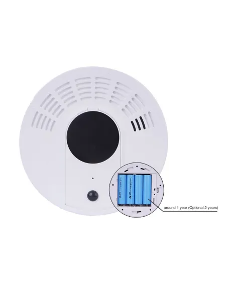 Détecteur de fumée caméra wifi avec détection d'humain