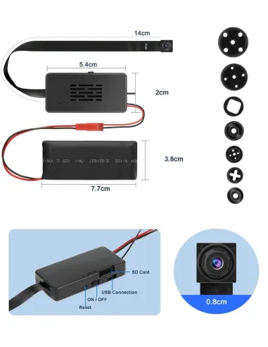 Module caméra wifi - mini caméra espion - enregistrement vidéo