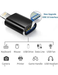 Lecteur de carte micro SD - Type C / Lightning / Micro USB