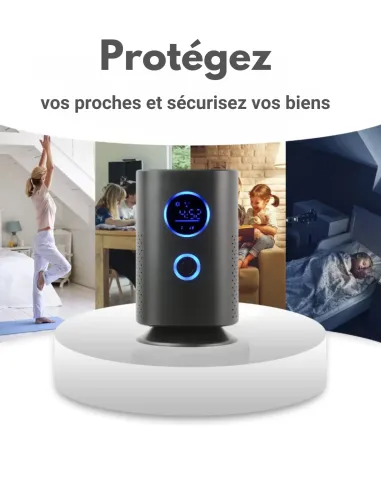 Purificateur d'air avec caméra Wi-Fi intégrée