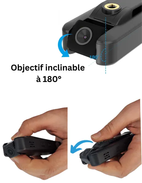 Mini caméra wifi - Full HD - Grand angle - Vision nocturne