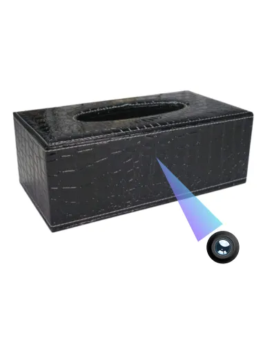 Boite à mouchoir caméra de surveillance espion discrète
