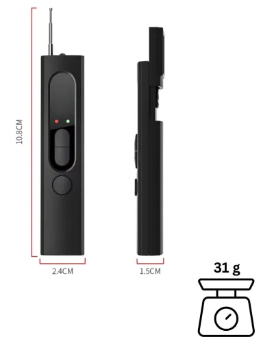 Détecteur de micro espion, camera espion et fréquences radio