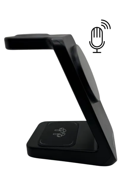 Chargeur 3 en 1 avec enregistreur audio Wi-Fi - écoute en direct discrète