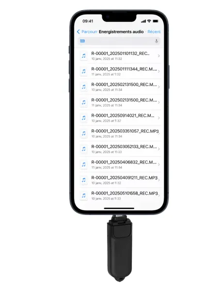 Clé USB enregistreur - Détection de son - Longue durée