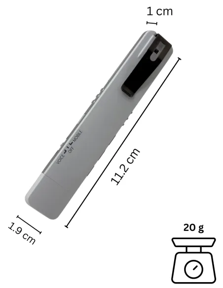 Clé USB enregistreur - Détection de son - Longue durée
