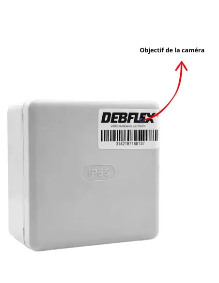 Caméra espion Wifi - boite de dérivation - Vision à distance