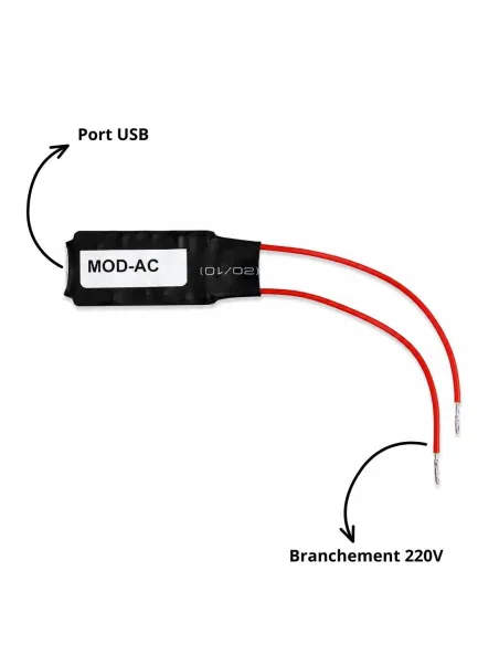 Alimentation 220v 5V-1A / USB / jst - alimentation caméra