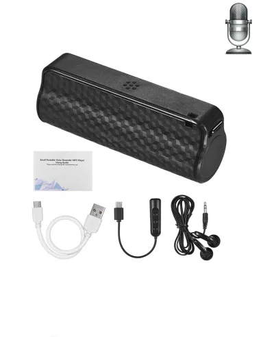 Dictaphone espion longue autonomie - accessoires