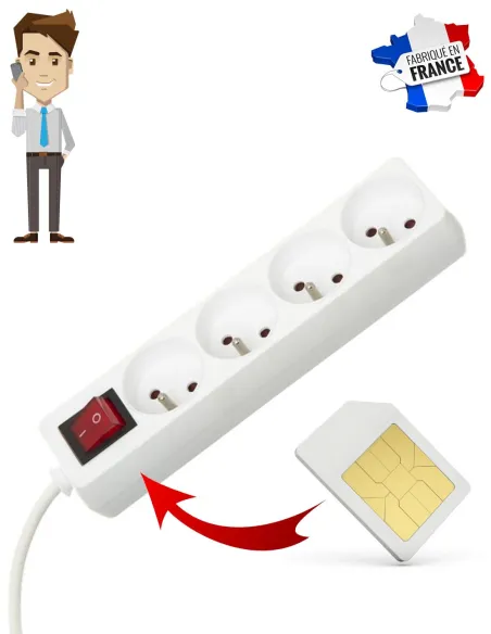 Multiprise micro GSM écoute à distance