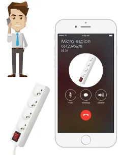 Multiprise micro GSM écoute à distance 2