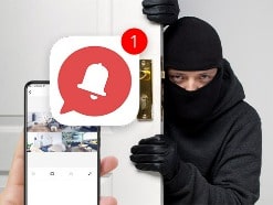 Alerte sur détection de mouvement